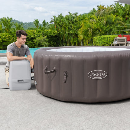 Lay-Z-Spa Dominica HydroJet Aufblasbarer Whirlpool, 4-6 Personen
