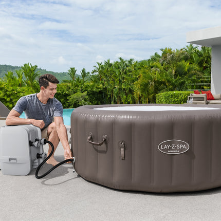 Lay-Z-Spa Dominica HydroJet Aufblasbarer Whirlpool, 4-6 Personen