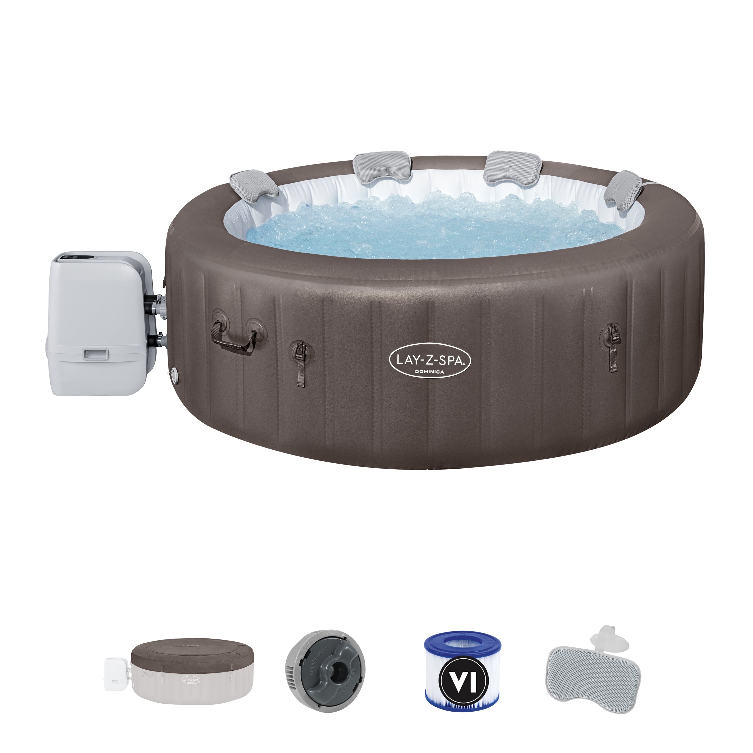 Spa gonflable Lay-Z-Spa Dominica HydroJet, 4-6 personnes