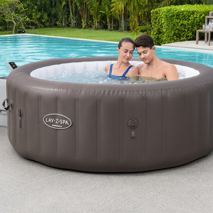 Lay-Z-Spa Dominica HydroJet Aufblasbarer Whirlpool, 4-6 Personen