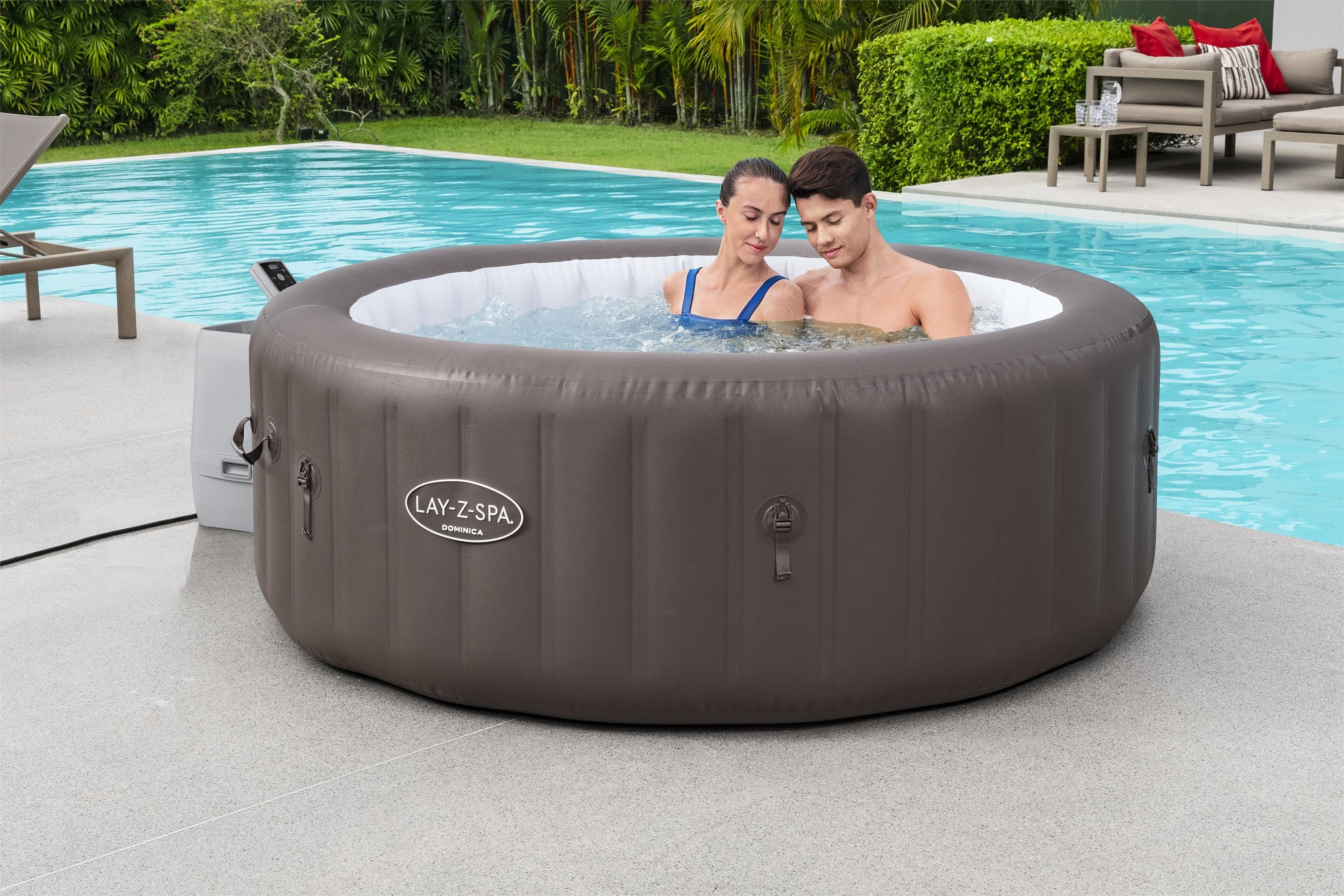 Spa gonflable Lay-Z-Spa Dominica HydroJet, 4-6 personnes