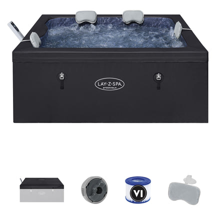 Lay-Z-Spa Stockholm Energy-Efficient Smart AirJet™ – Opbouw spa voor 4-6 personen met app-bediening