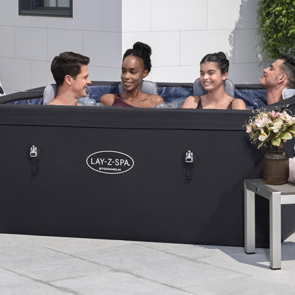 Lay-Z-Spa Stockholm Energy-Efficient Smart AirJet™ – Opbouw spa voor 4-6 personen met app-bediening