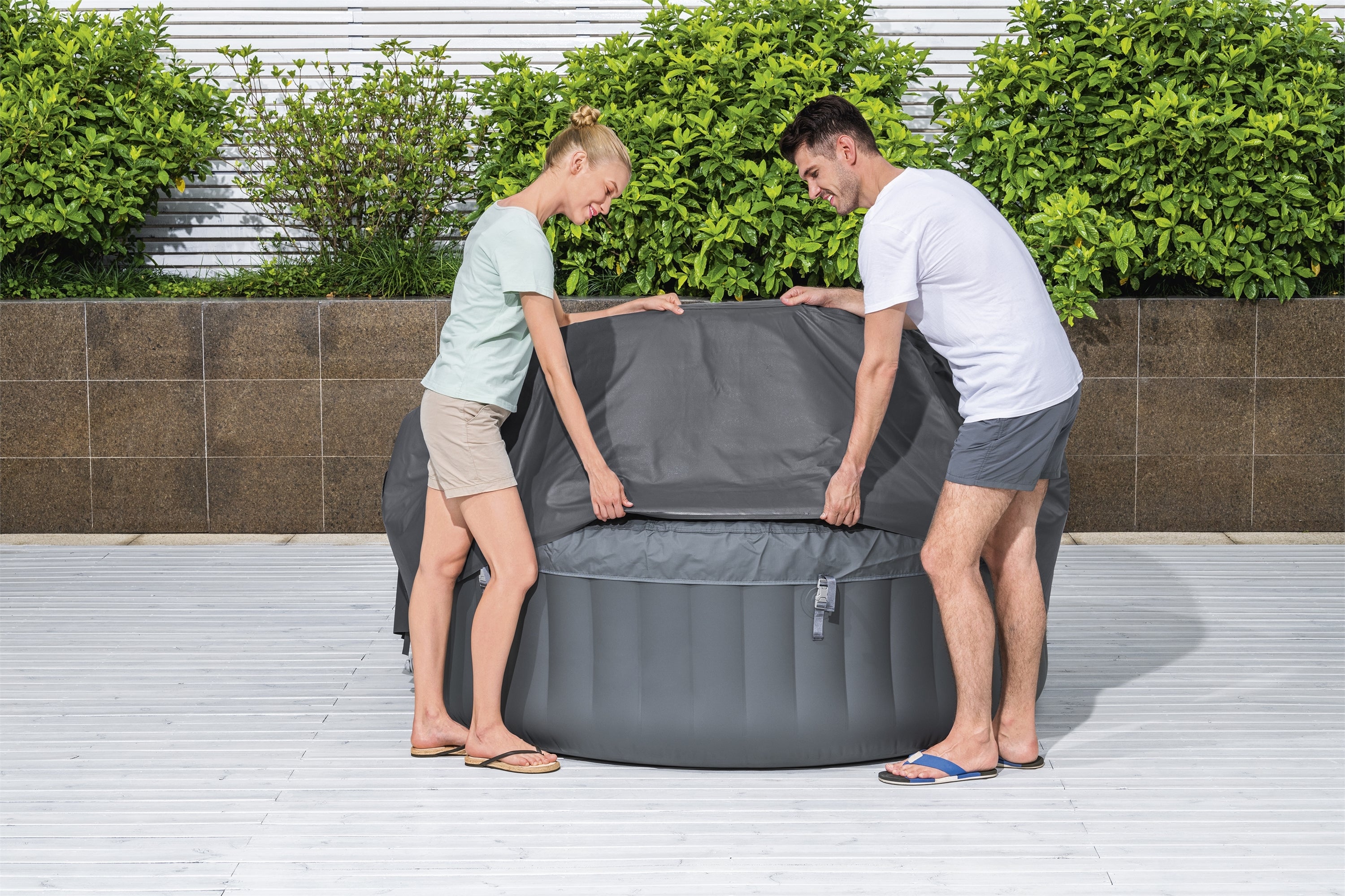 Housse de protection isolante pour spa Lay-Z - Ø 170 cm