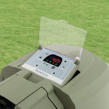 Intex Pure Spa Bubble Massage Olive Green – 6‑persoons