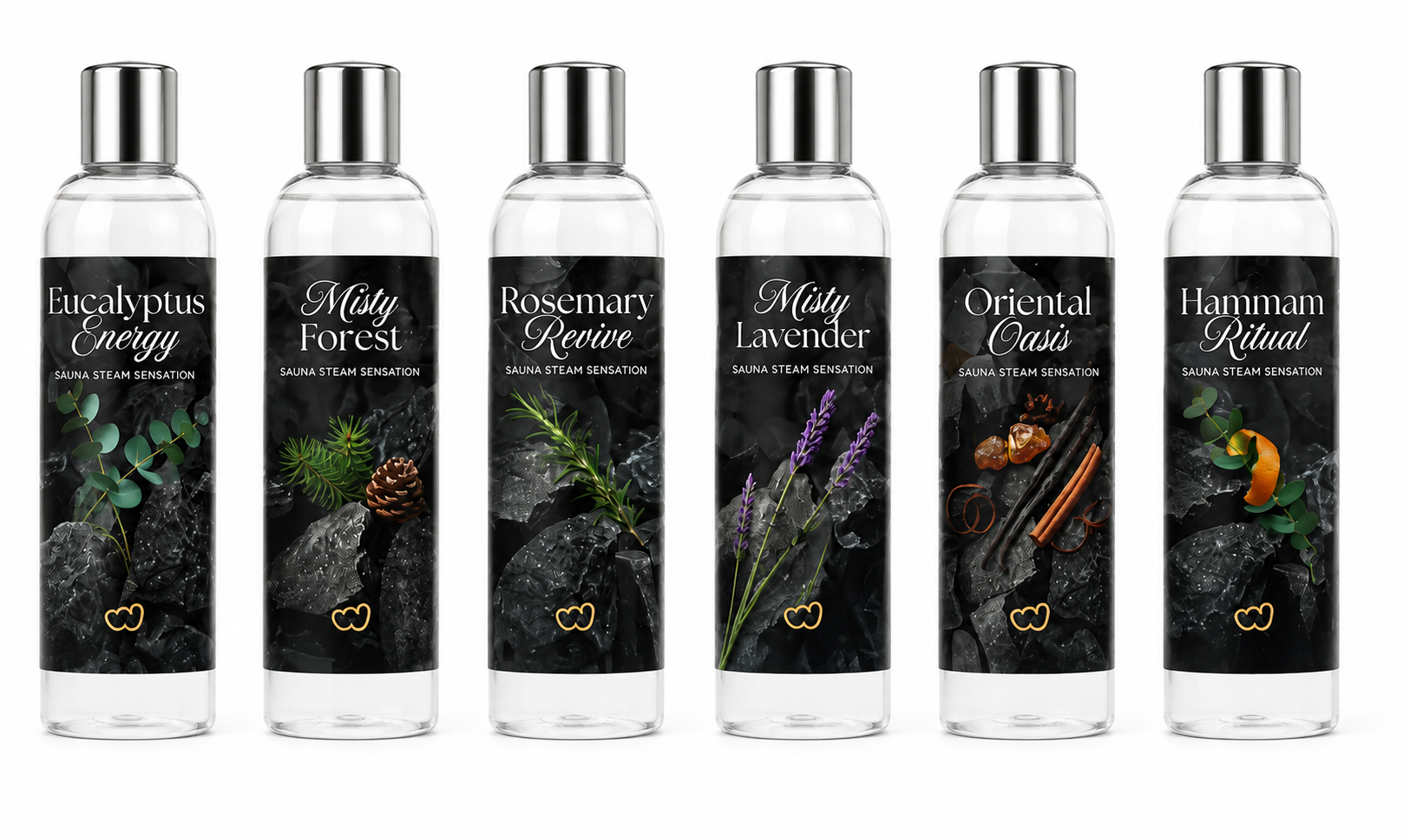 W'eau Sauna Geurenpakket – 6 x 250 ml