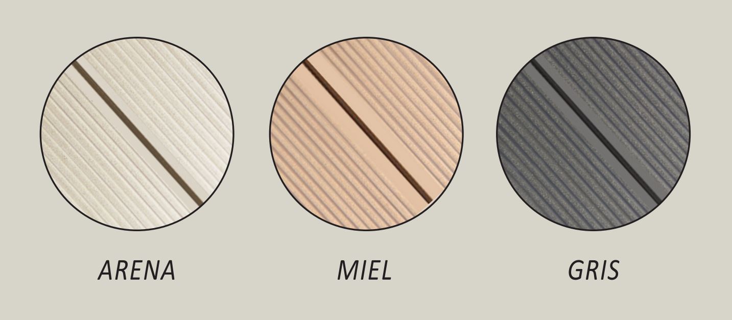 Deckwell zwembad afdekking en terras in 1 - Zand - 700 cm x 350 cm