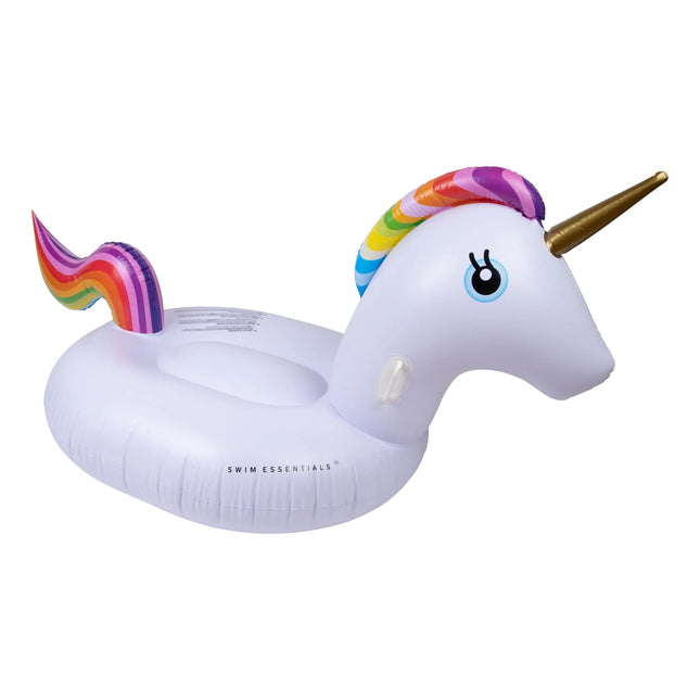 Swim Essentials - Dreamscape | Weißes aufblasbares Einhorn XXL
