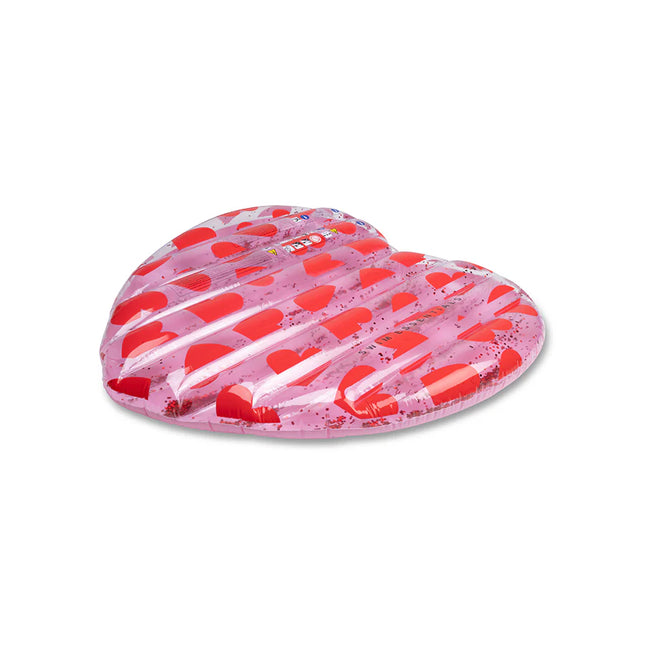 Swim Essentials - Mini-Herzen | Rosa Herz-Luftmatratze