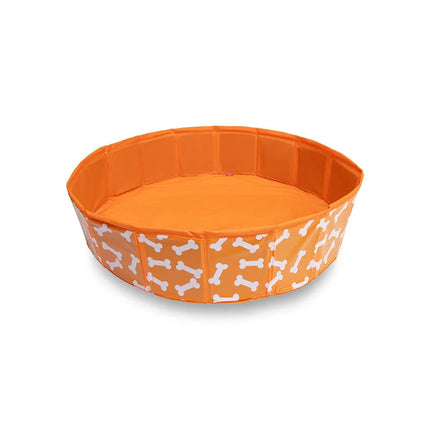 Swim Essentials - Bonebash | Oranje Honden Zwembad Ø 80 cm