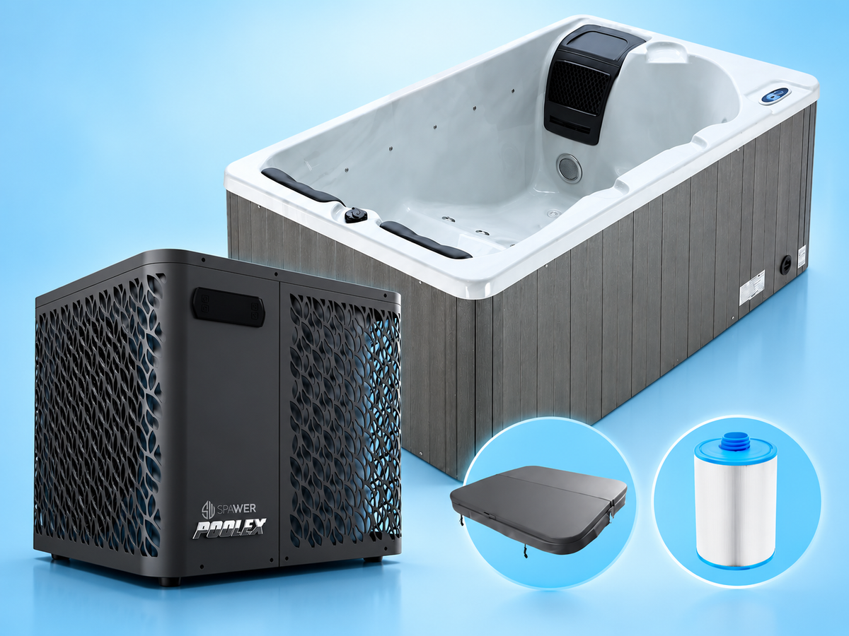 W'eau Hudson spa met warmtepomp - 3 persoons
