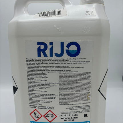 Rijo - Vloeibaar chloor 5 liter