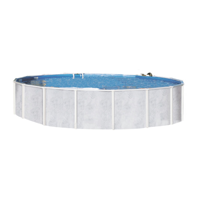 Interline Diana piscina metálica redonda Ø 360 cm x 132 cm paquete completo 