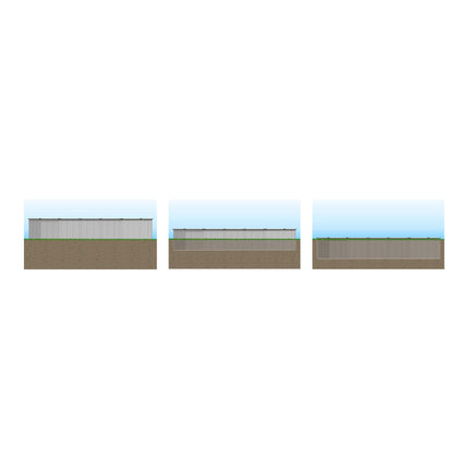 Interline Metallschwimmbecken Diana oval 730 cm x 360 cm x 132 cm Komplettpaket 