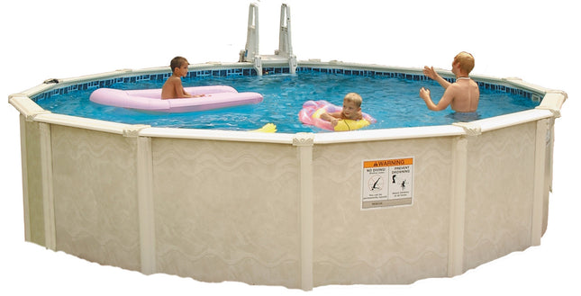 Interline Century piscina metálica redonda Ø 640 cm x 132 cm paquete completo 