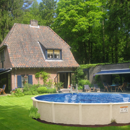 Interline Sunlake metalen zwembad rond Ø 550 cm x 132 cm compleet pakket