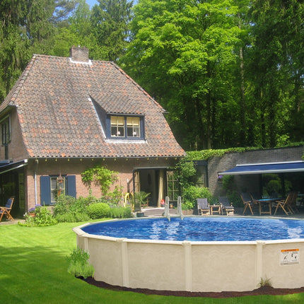 Interline Sunlake metalen zwembad rond Ø 460 cm x 132 cm compleet pakket