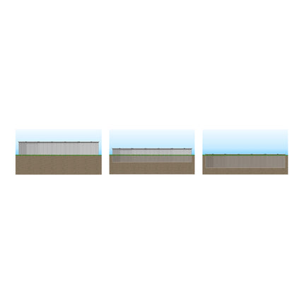 Interline Sunlake Metallschwimmbecken oval 610 cm x 360 cm x 132 cm Komplettpaket 