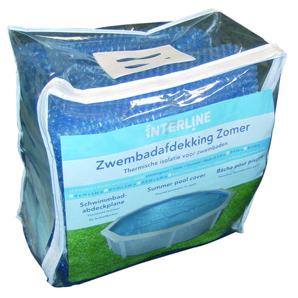 Sommerabdeckung für ovales Schwimmbad 975 cm x 490 cm