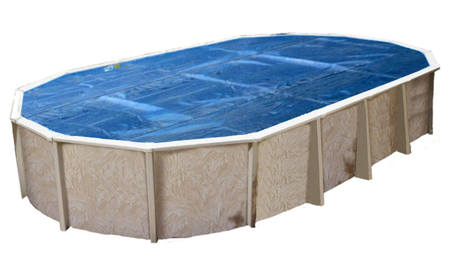 Cobertor de verano para piscina ovalada 1050 cm x 550 cm