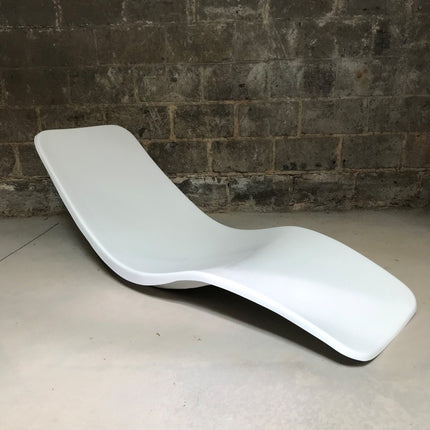 Chaise longue de luxe design pour l'eau - Blanc 