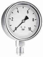 Manometer RVS 63 mm Glycerine, 0–6 bar