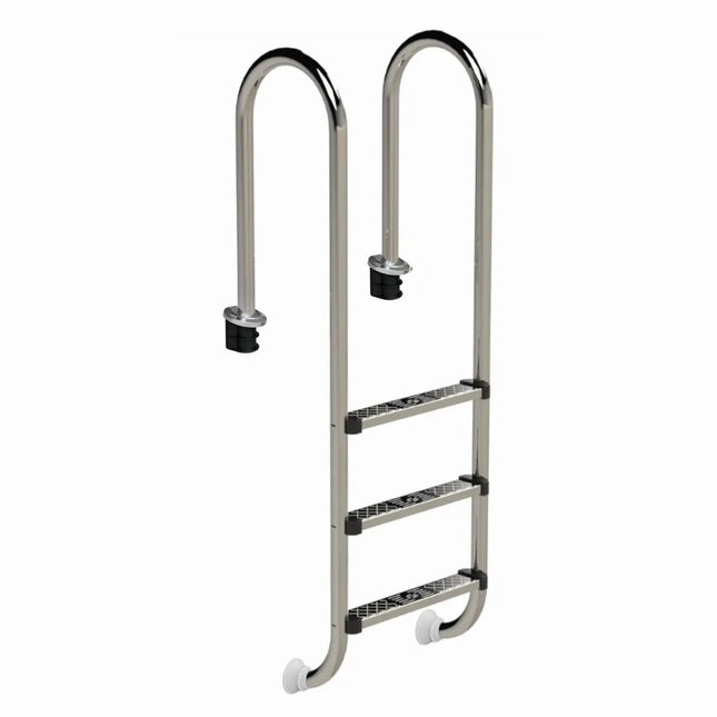 W'eau Muro Edelstahl-Schwimmbadtreppe 3 Stufen - AISI 316
