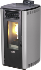 Qlima Pelletkachel Fiorina 90 S-Line – 9 kW, Grijs