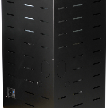 Qlima Pelletkachel Isotta 94 S-Line 9,84 kW – Hoekmodel, Zwart