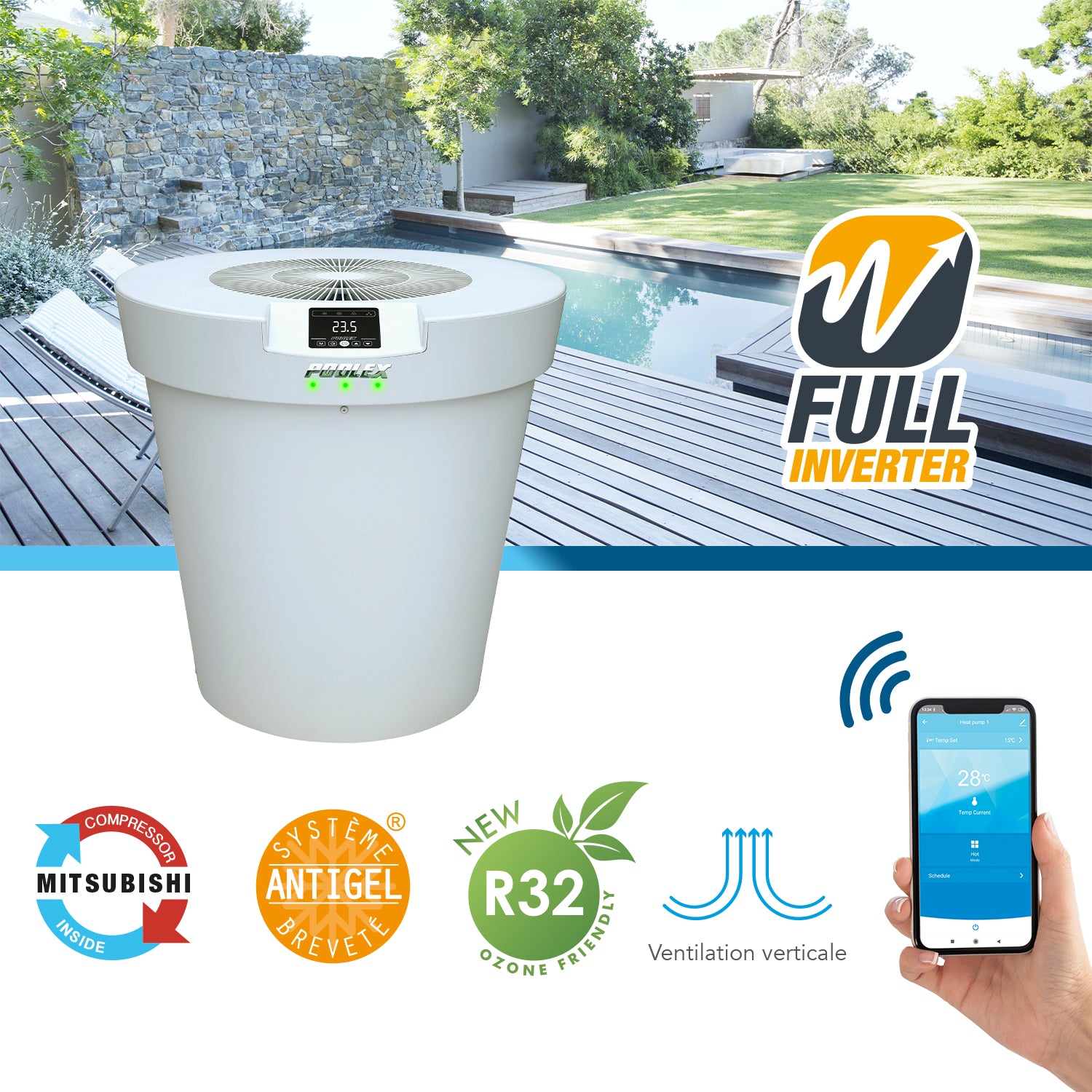 Poolex Platinum Mini 50, 7 kW