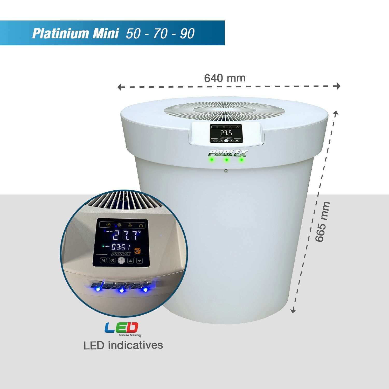Poolex Platinum Mini 90, 12 kW