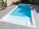 Piscina de poliéster Prado Plage Azul - 810 cm x 400 cm x 150 cm