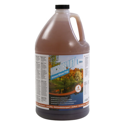 Préparation Automne Hiver Microbe-Lift 4L + 8 Sachets