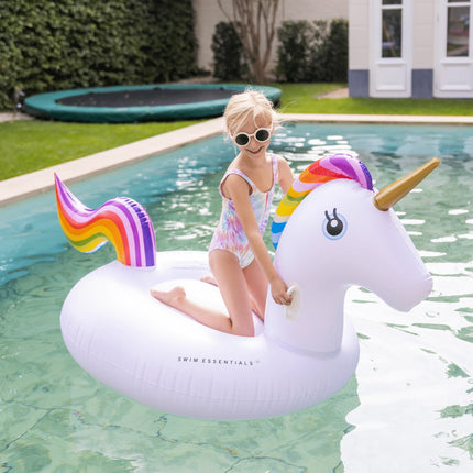 Essentiels de natation - Dreamscape | Licorne gonflable blanche XXL