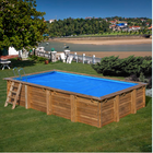 Cubierta de verano para las Piscinas Gre Evora 620 cm x 420 cm 