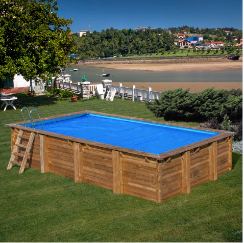 Cubierta de verano para las Piscinas Gre Evora 620 cm x 420 cm 