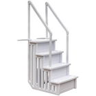 Escaleras para piscina de polietileno - 4 peldaños 