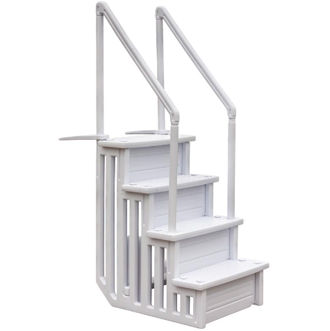 Escaleras para piscina de polietileno - 4 peldaños 