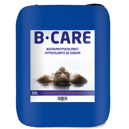 Bouteille d'eau jetable au chlore liquide B-care 20l