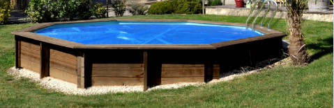 Couverture d'été pour piscine Gre Lili 2 de Ø280 cm x 107 cm 