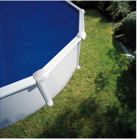 Couverture isotherme pour piscine ovale de 730 x 375 cm 
