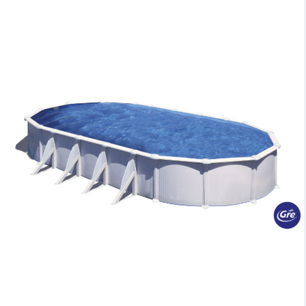 Piscine ovale Gré Atlantis 1020 cm x 750 cm x 132 cm