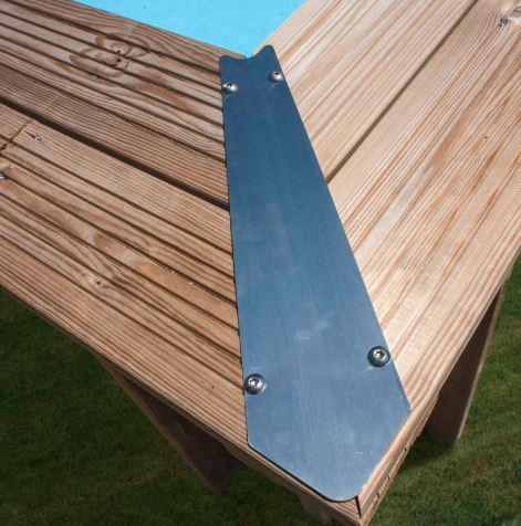 Piscina in legno Sunbay Mango rettangolare 618 cm x 320 cm x 130 cm