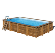 Piscina in legno Sunbay Mango rettangolare 618 cm x 320 cm x 130 cm