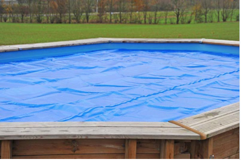 Sommerabdeckung für Holzpool Grenade 2 (382 x 281 cm)