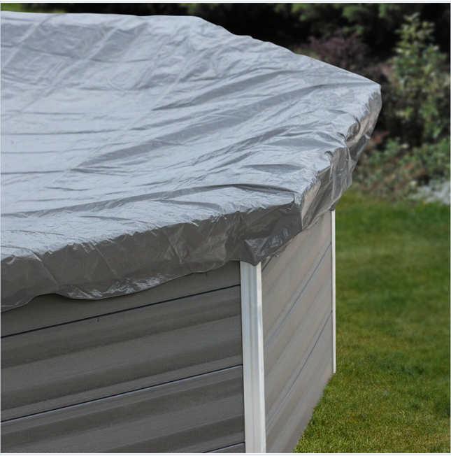 GRE Winterafdekking Rond – Zeil Ø460 cm, voor Composite Zwembaden Ø410 cm (580 g/m²)