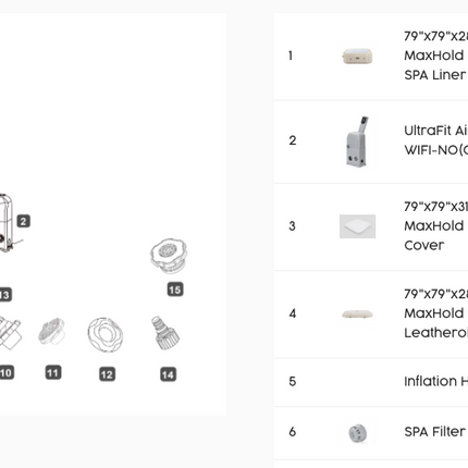 Rome MaxHold EnergySense UltraFit Luchtzak / Inflatable Cover