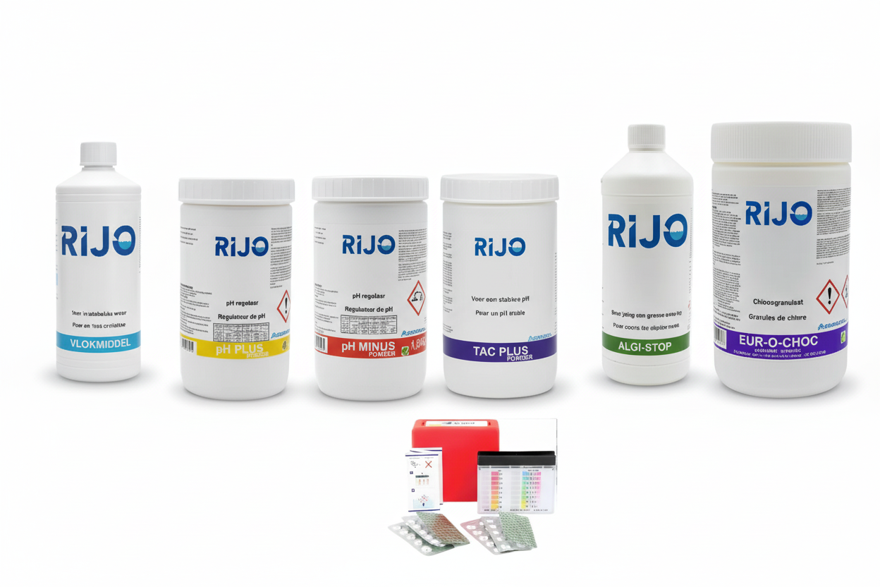 Rijo Helder Water Set – Komplettlösung für grünes Poolwasser