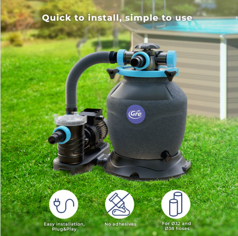 Gre MG400 VersaPool Zandfilterset - 6 m³/h