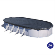 Gre Winterafdekzeil Ovaal 820 x 460 cm – Voor Zwembad 730 x 375 cm